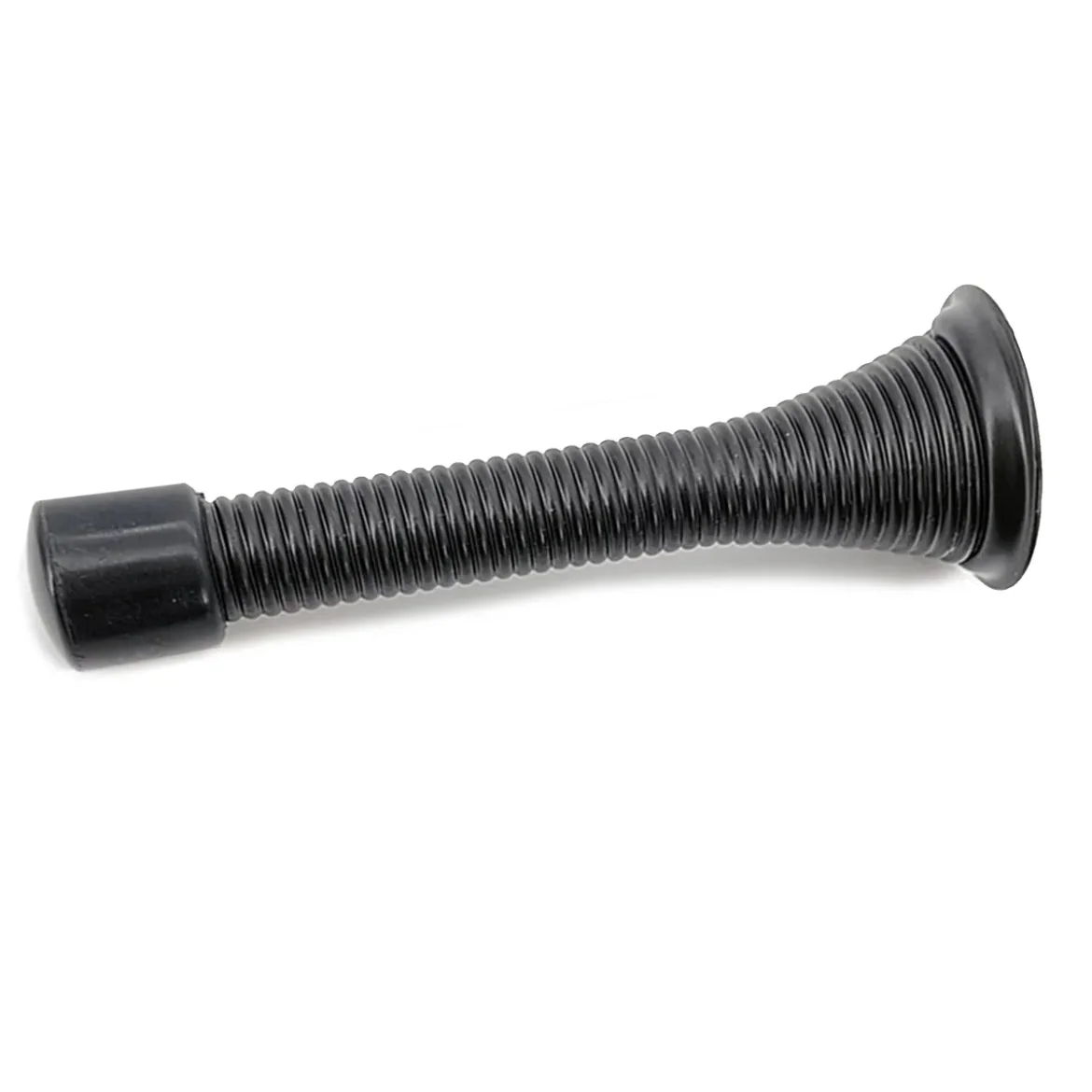 10pc Spring Door Stop 3in - Black