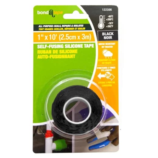 3M Self-fusing Silicone Tape 2.5 cm x 3 m - Black