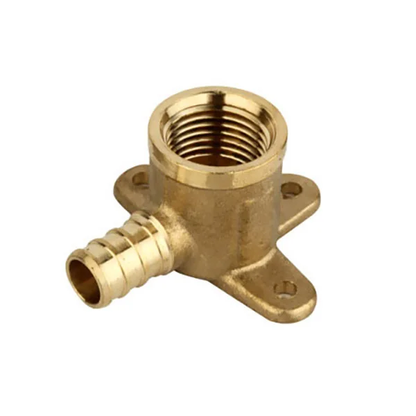 Brass Drop Ear Elbow 3/4" PEX x 1/2" FPT