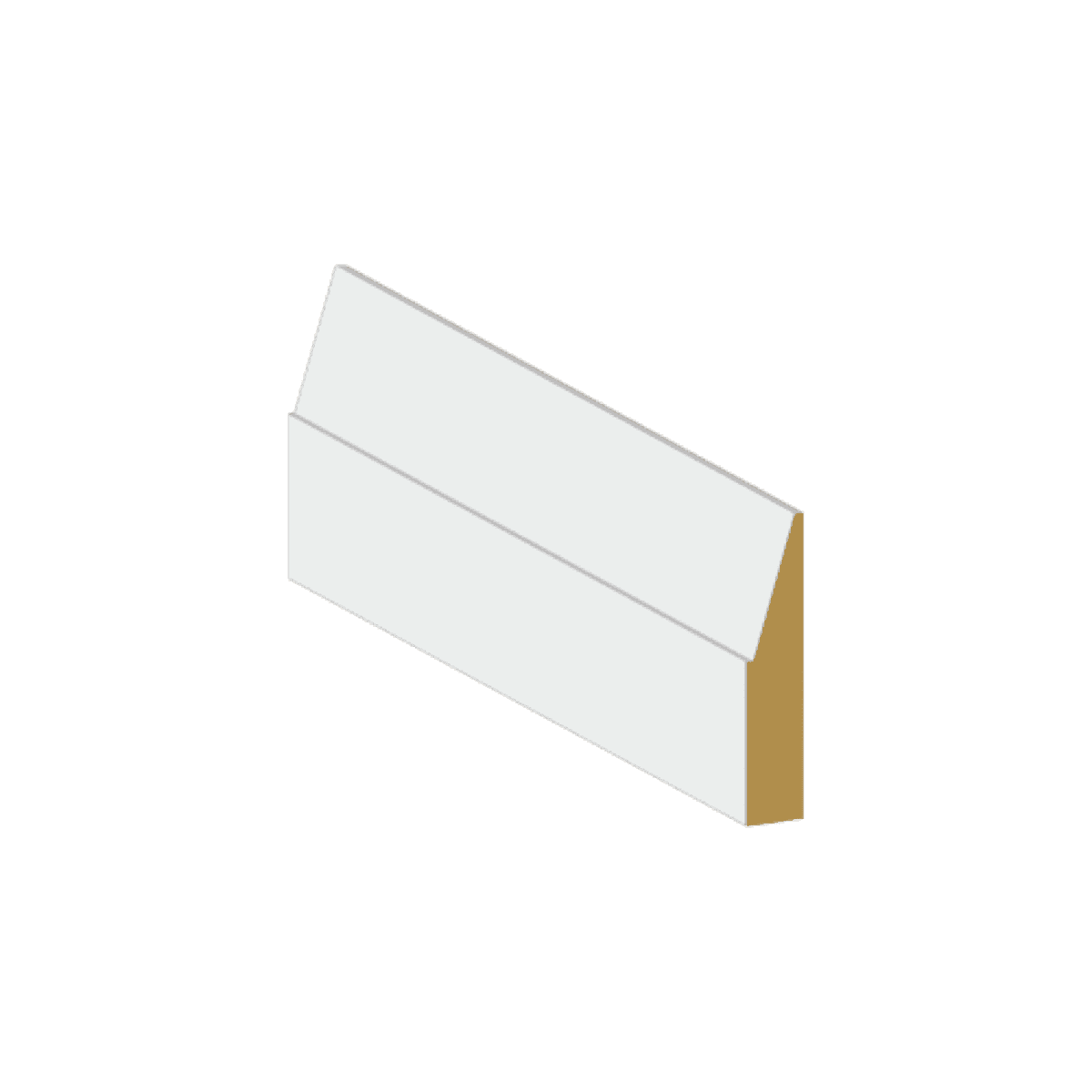 Casing MDF Step Bevel Primed 3 1/2 x 3/4 x 8.4 ft