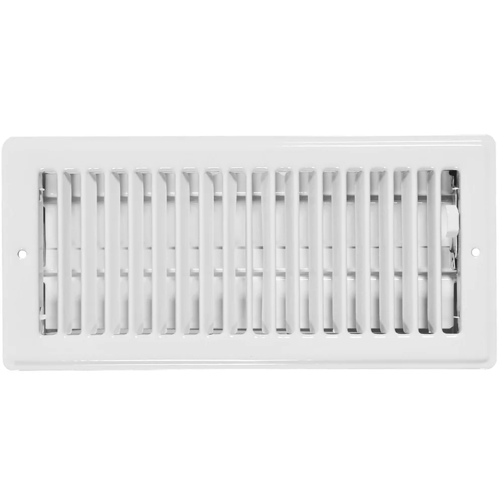 Ceiling Register Steel 4 x 10in - White