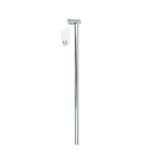 Closet Rod Adjustable 24in to 48in Zinc
