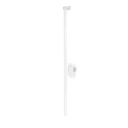 Closet Rod Adjustable 36in to 72in - White