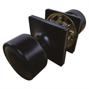 Door Lock Knob Passage Cove - Matte Black