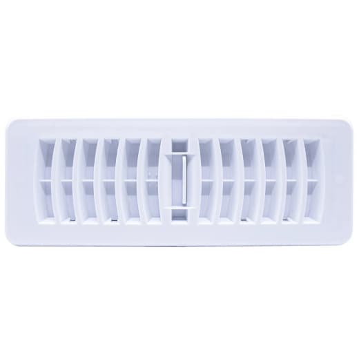 Floor Register Plastic 3 x 10in - White