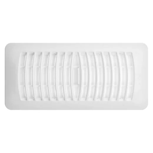 Floor Register Plastic 4 x 10in - White