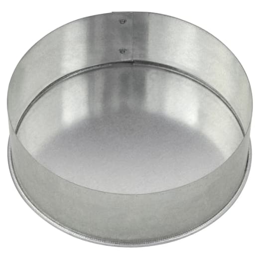 Galv End Cap (Big End) 30ga. 6in