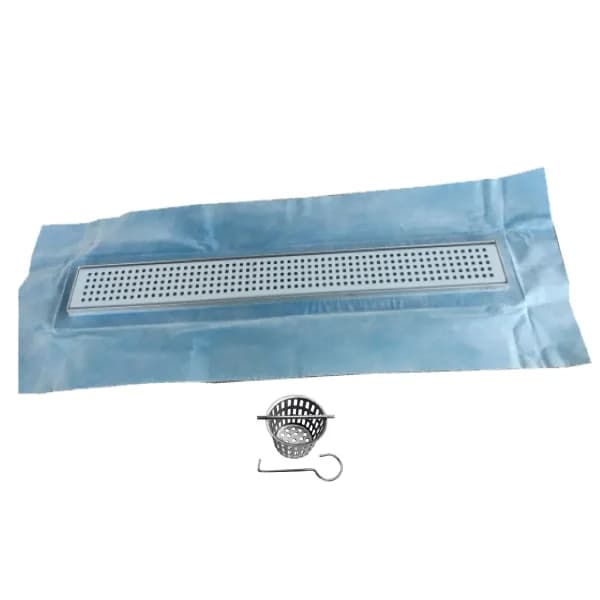 Linear Stainless Steel Shower Drain W/pe Flange 36in x 5/16in x 1/8in SS