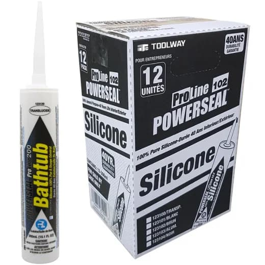 Proline 200 Kitchen & Bath 100% Silicone Sealant 300 mL Translucent