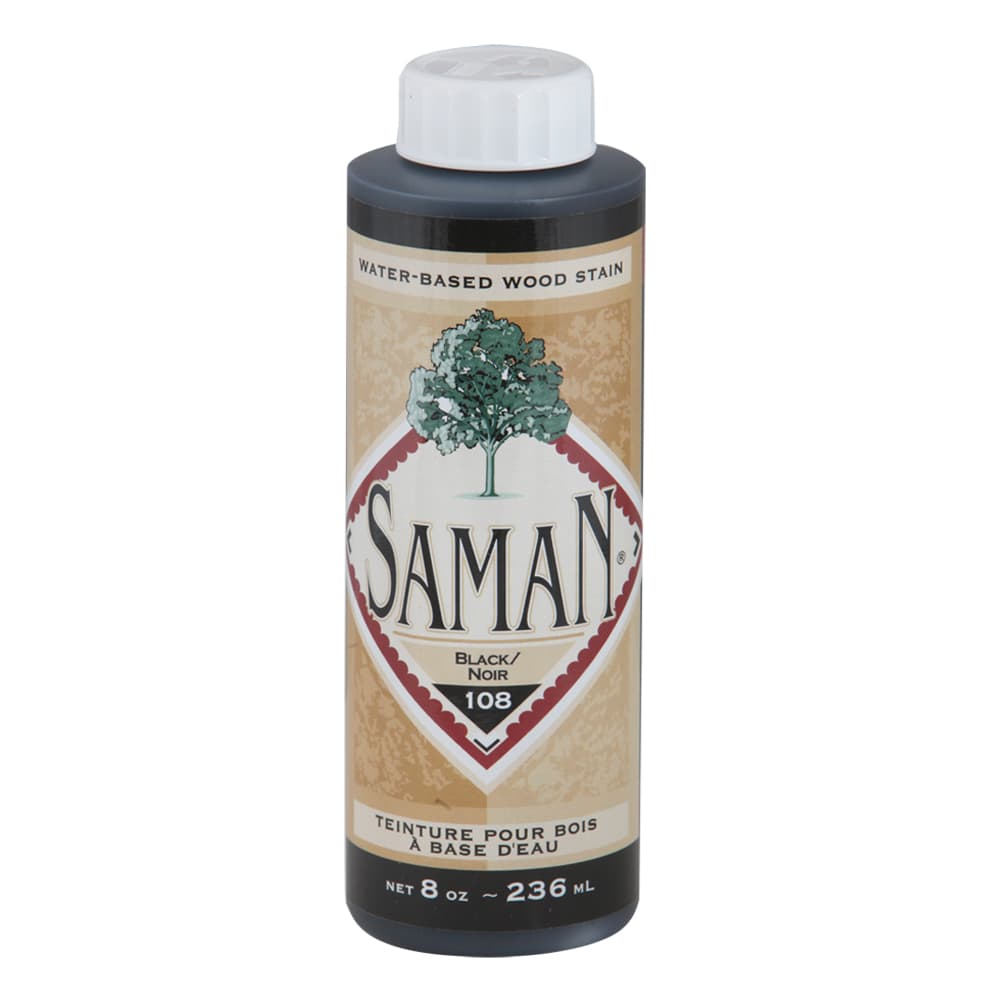 Saman Water-based Colour Stain - Black 236 mL