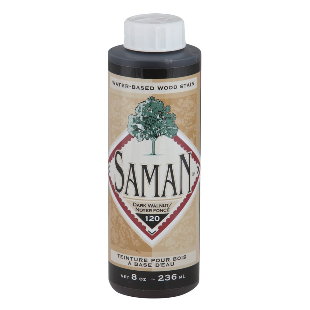 Saman Water-based Colour Stain - Dark Walnut 236 mL