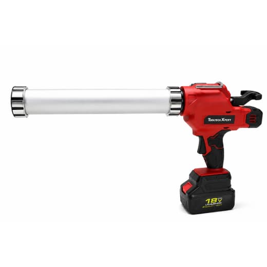 18V Cordless Sausage Caulking Gun with 600 mL Aluminum Barrel