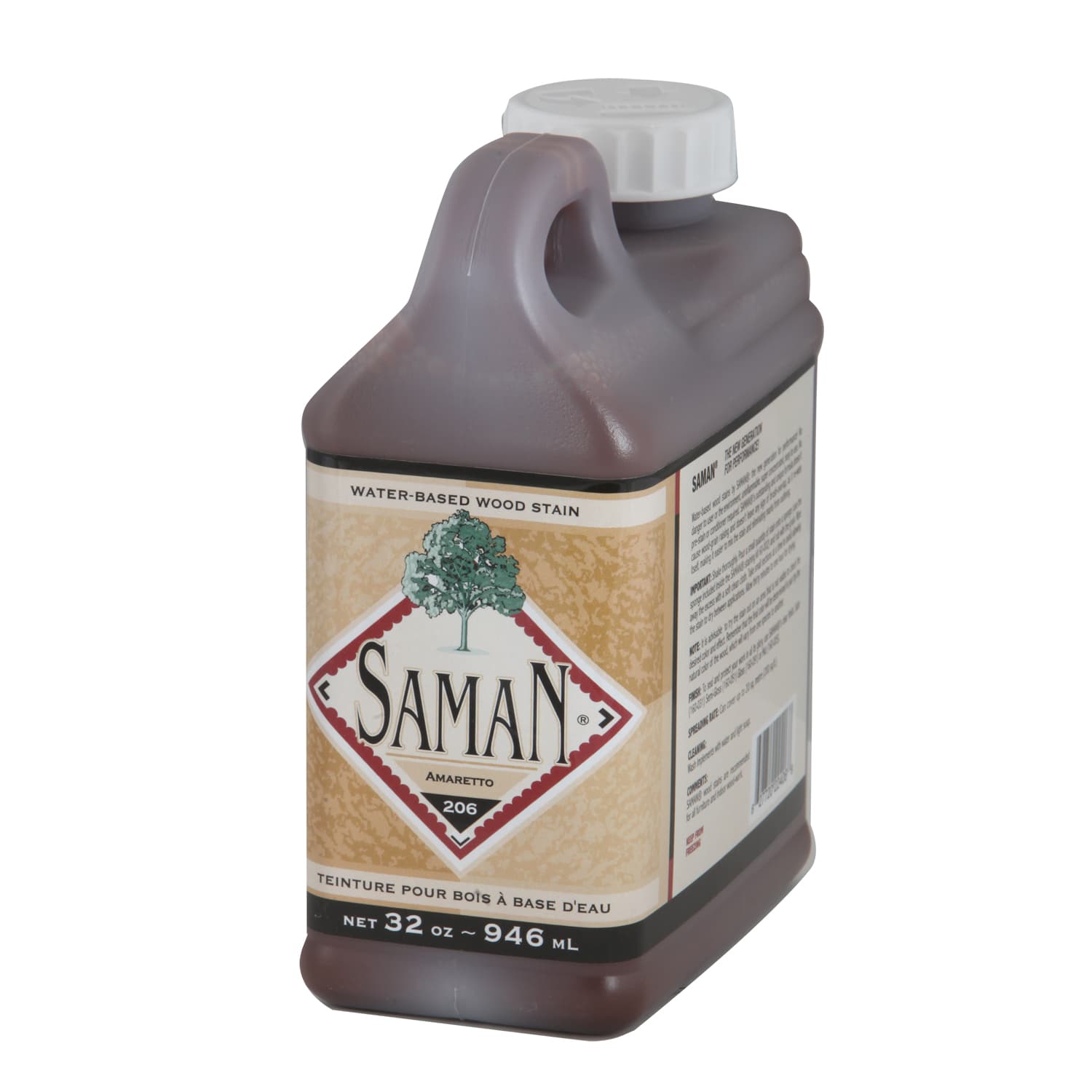 Saman Water-based Colour Stain - Amaretto 946 mL