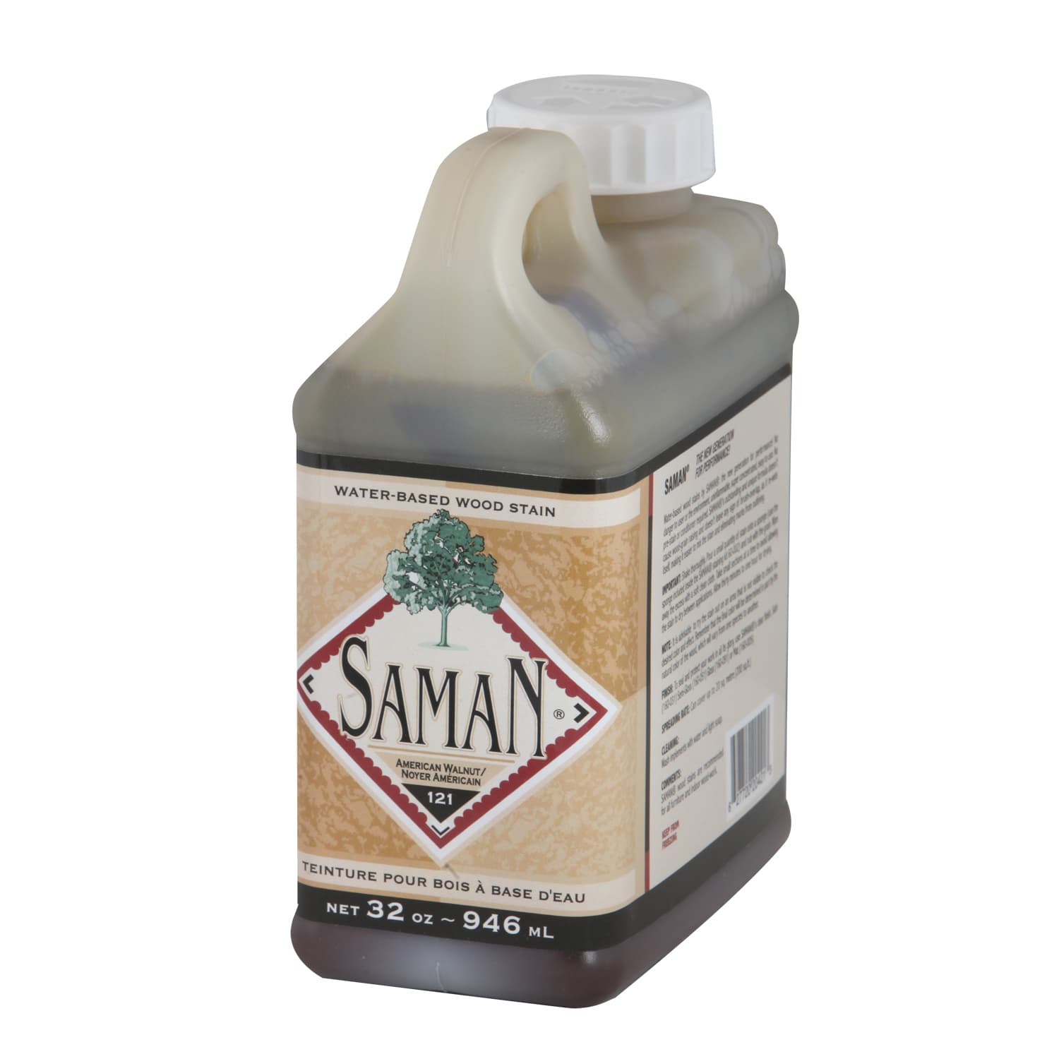 Saman Water-based Colour Stain - American Walnut 946 mL
