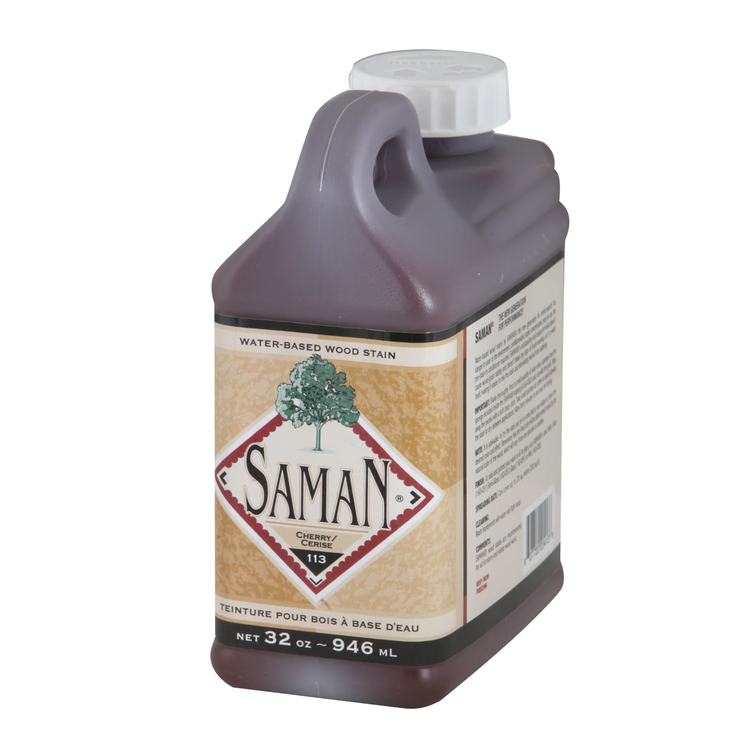 Saman Water-based Colour Stain - Cherry 946 mL