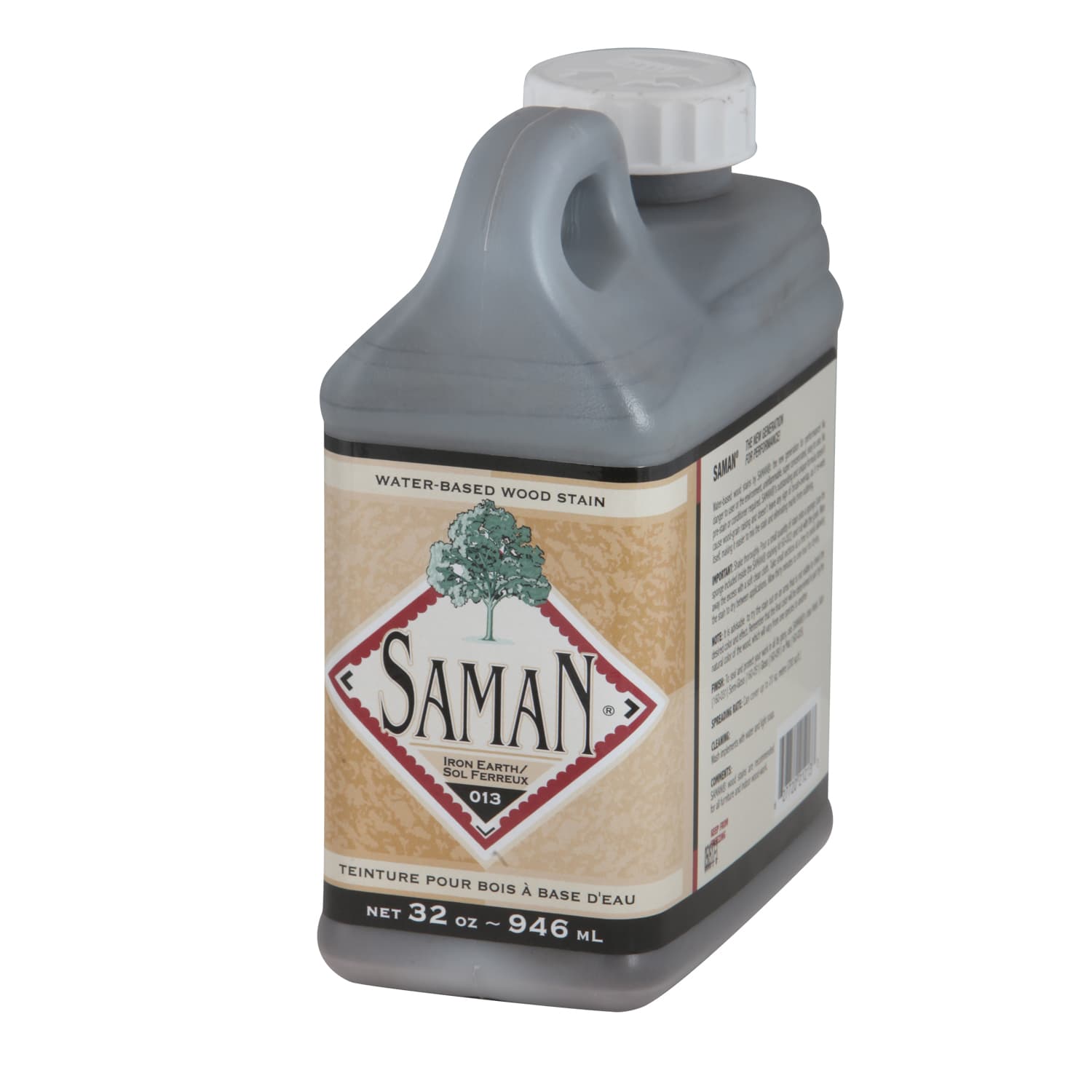 Saman Water-based Colour Stain - Iron Earth 946 mL