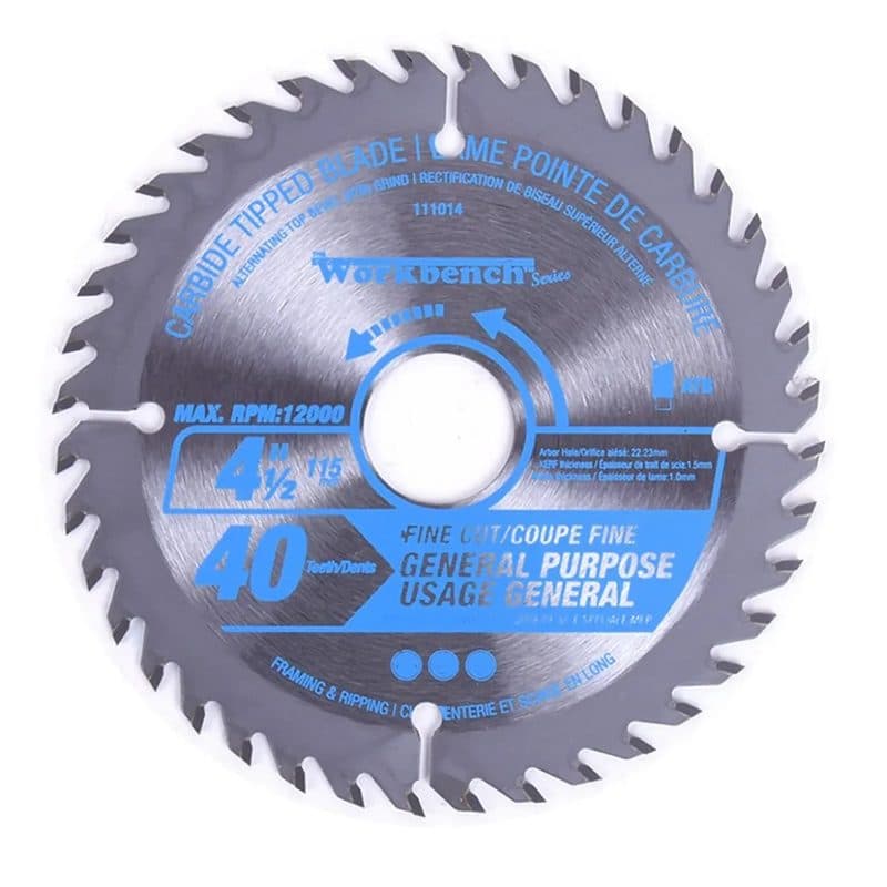 Saw Blade Ripping & Framing 4-½in 40T