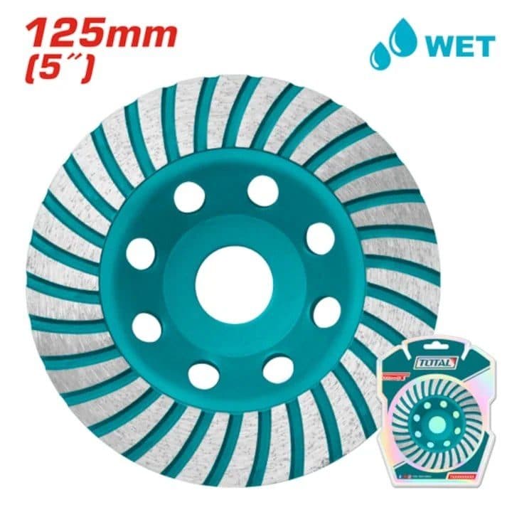 Segmented Turbo Cup Grinding Wheel - 5 in.