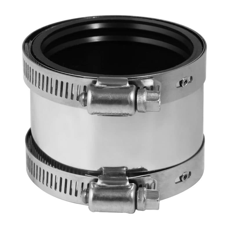 Shielded Coupling 3" x 3" - Cast Iron to Plastic/steel (Heavy Duty)