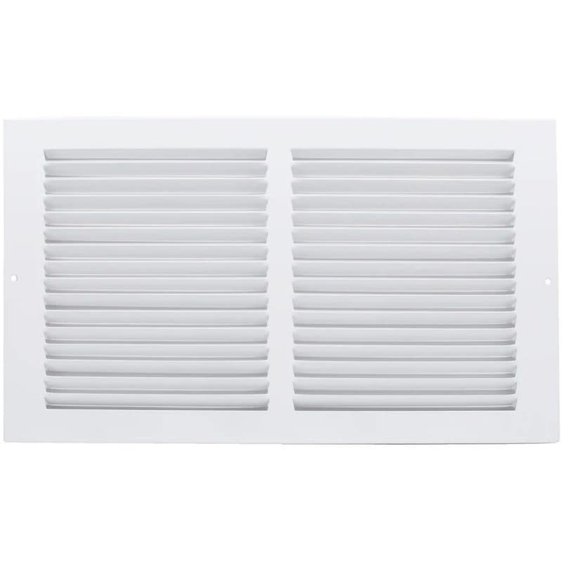 Sidewall Return Air Grille Steel 14 x 6in - White