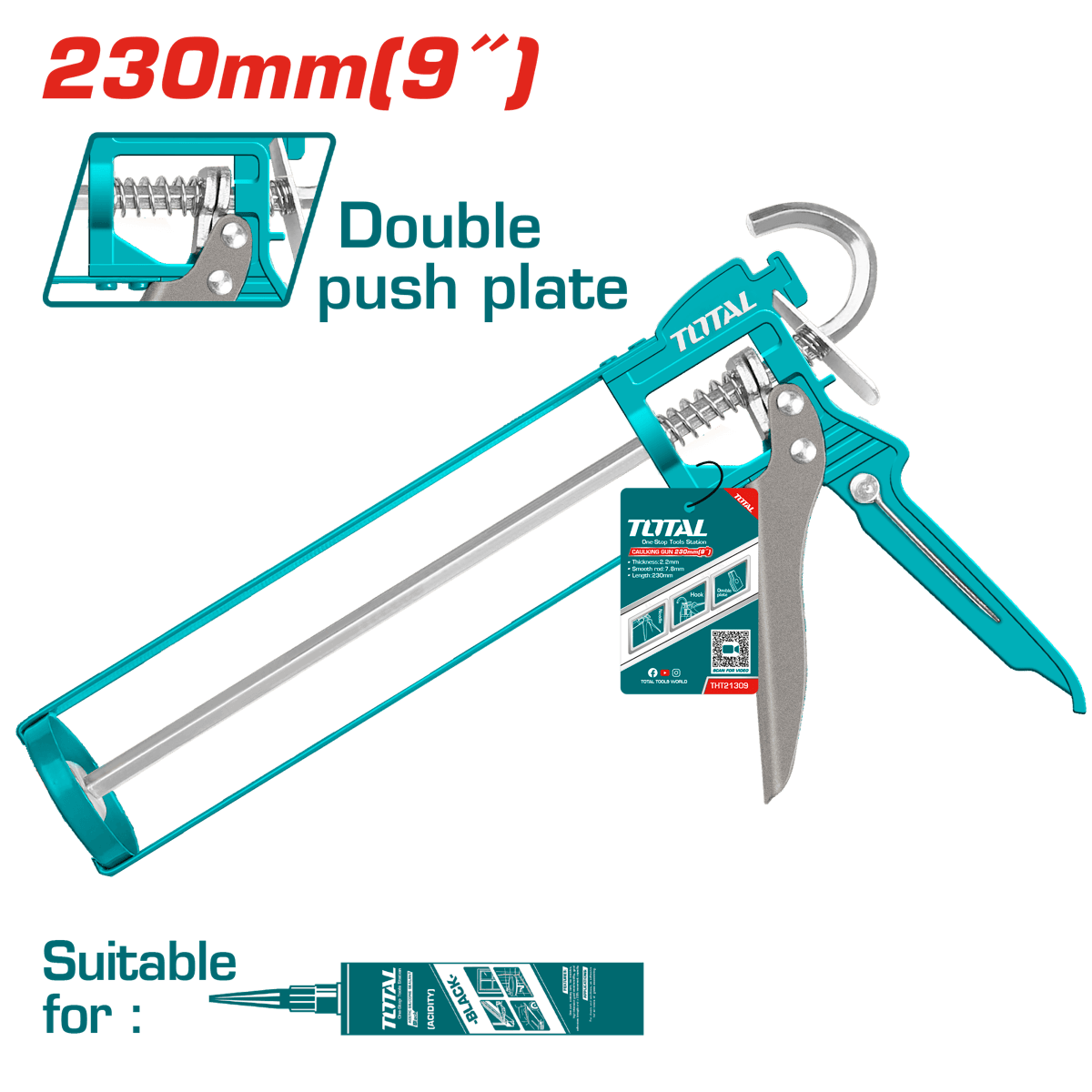 Skeleton Caulking Gun - 9 in.