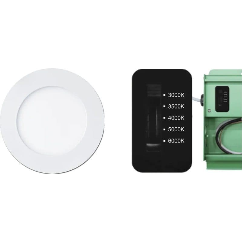Slim Panel PotLight 9W 850lm 5CCT - 4in, Wet (ECO)