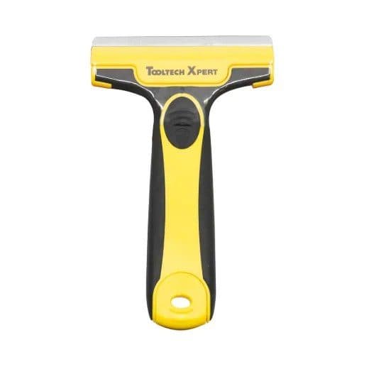 Universal Scraper + 2 Blades 4in Black/yellow