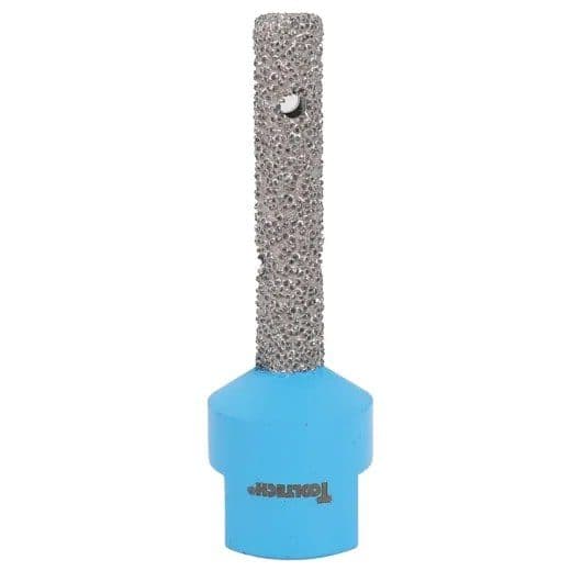Vacuum Brazed Diamond Mill Bit 10 mm 5/8in-11 Thread 25-Grit