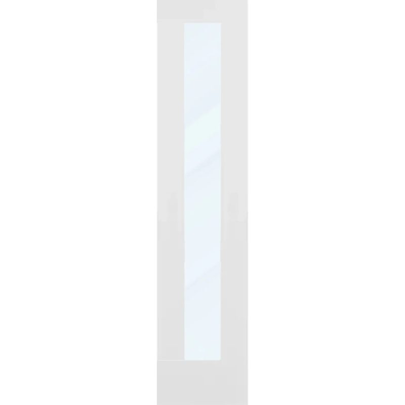 1 Panel Solid Core Door (Clear Glass)