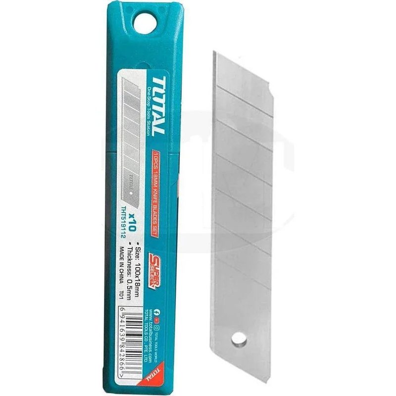 10 pc 18 mm Knife Blades Set