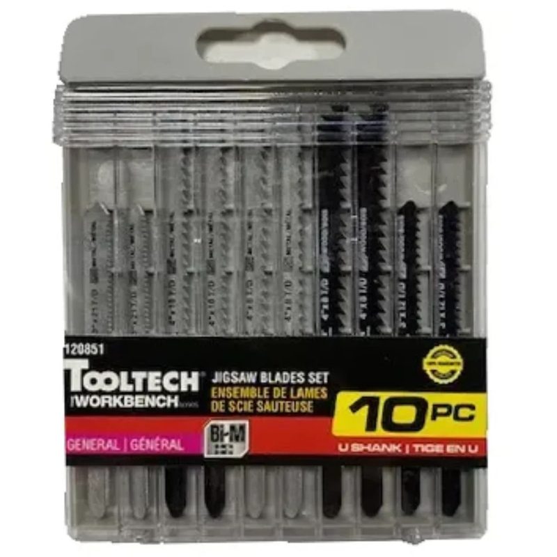 10 pc Jigsaw Blade Multi-pack Set Bi-metal