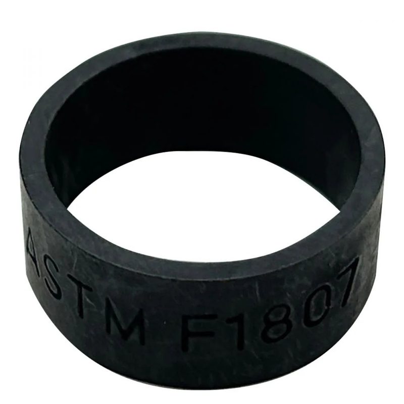 100PK Pex Poly Crimp Rings 1/2in - Black