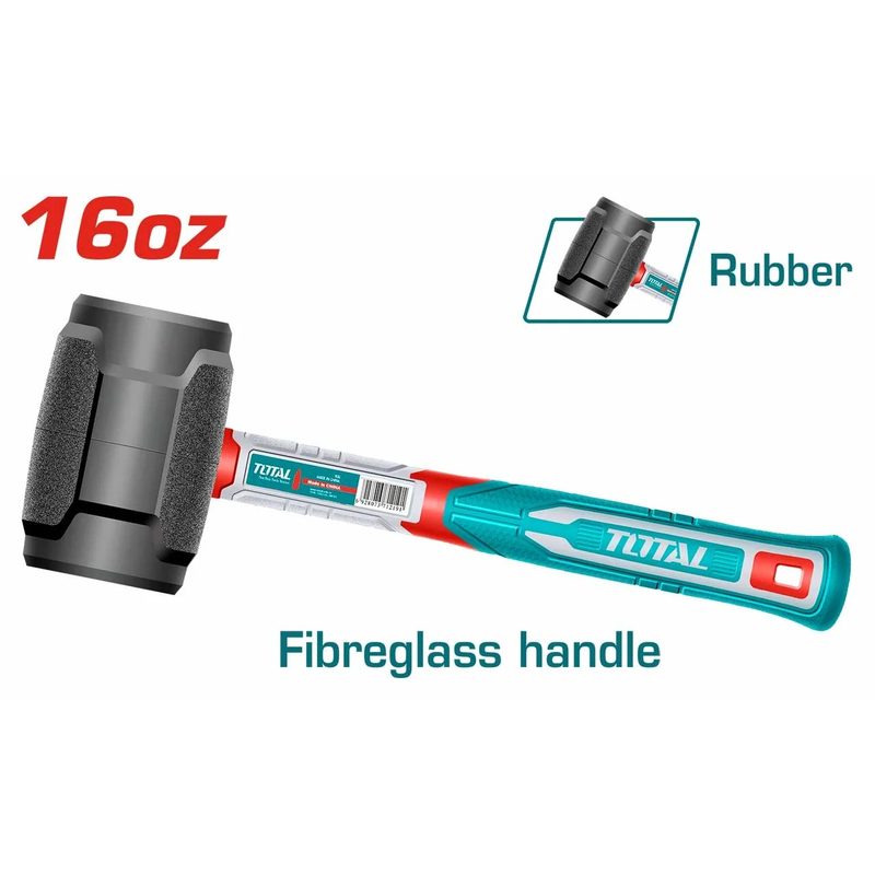 16 oz Black Rubber Mallet