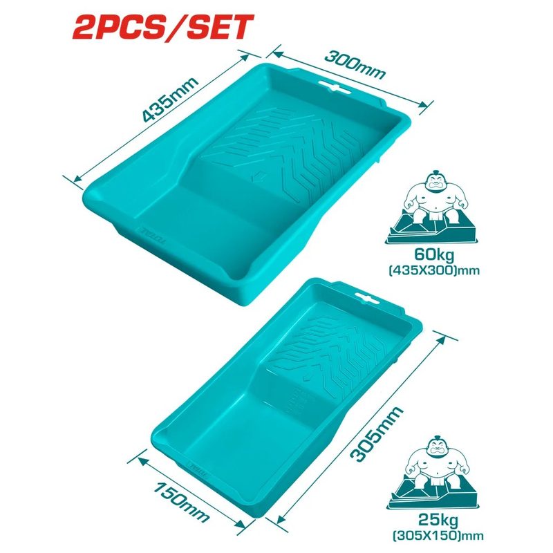 2 pc Paint Tray Set (10"&4")