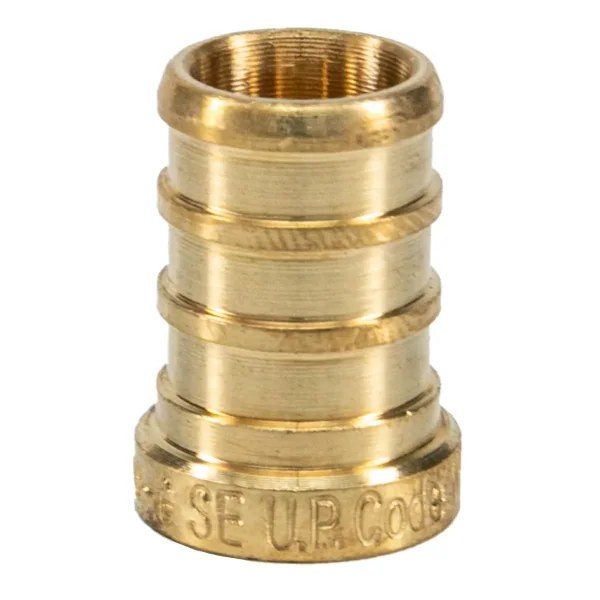 24PK Pex Brass Plugs Barb to Barb 1/2in Lead-free