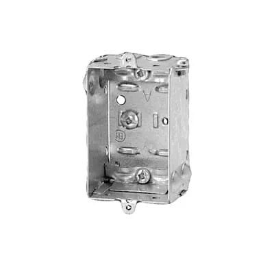3 x 2 x 1-1/2 D. Gangable 8 Cu.inch Rectangle Steel Device Box 1100-LLE Box