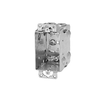 3 x 2 x 2-1/2 D. Gangable 12.5 Cu.inch Rectangle Steel Device Box 1104-L Box