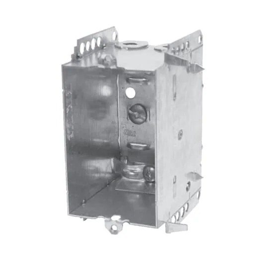 3 x 2 x 2-1/2 D. Single Gang 12.5 Cu.inch Rectangle Steel Device Box 2104 LLE 1-Gang Box