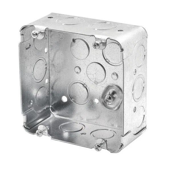 4-11/16 x 2-1/8 D. 42 Cu.inch Square Steel Box 72171-K Stove Metal Box