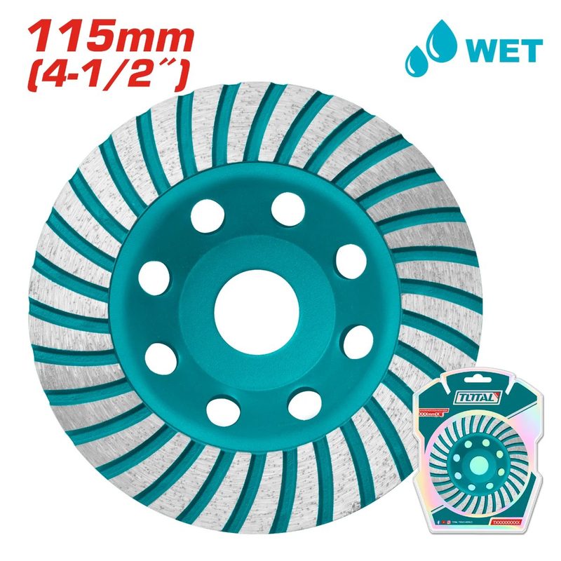 4.5" Segmented Turbo Cup Grinding Wheel