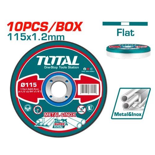 4.5" x 3/64" x 7/8"10PCS Metal Cutting Disc Set