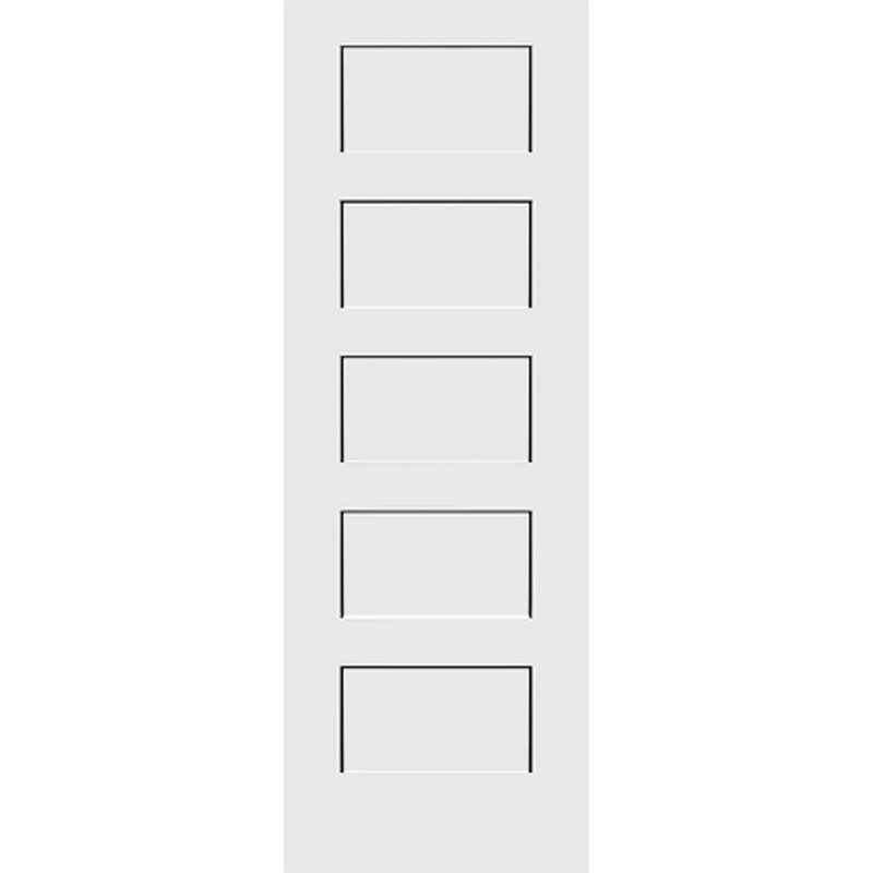 5 Panel Shaker Interior Door (Solid Core)