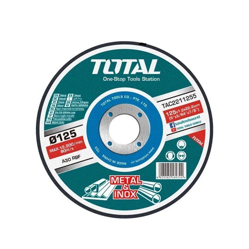 5" x 3/64" x 7/8"10PCS Metal Cutting Disc Set