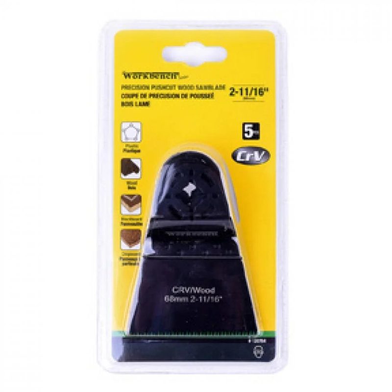5PK Multi Tool Saw Blade Push Cut Wood Precision - 2-11/16in