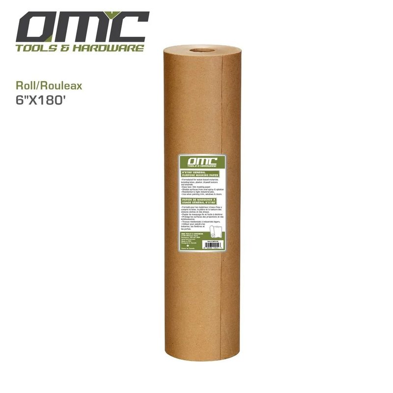 6" x 180 ft General Purpose Masking Paper