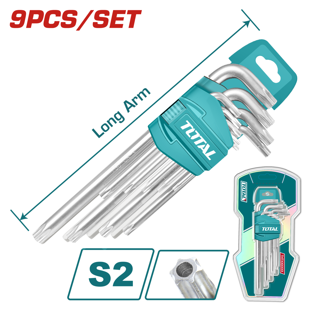 9PCS Torx Key