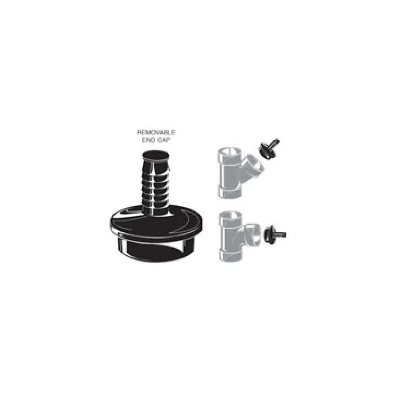 ABS Barb Bushing - 1-1/2 x 1/2
