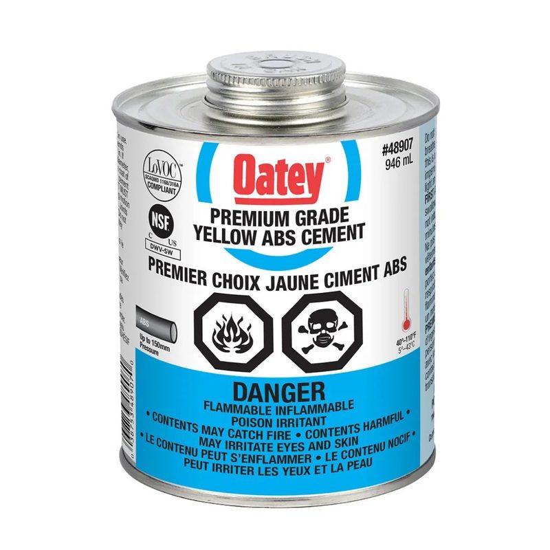 ABS Cement 946 mL - Yellow