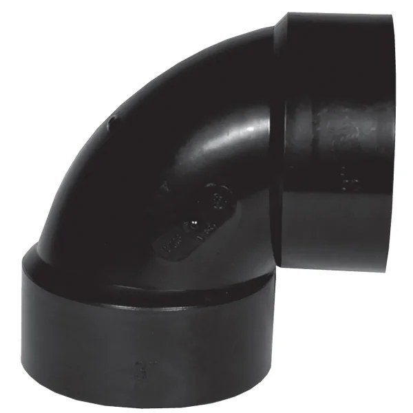 ABS Elbow 90° x 1 1/4in (HxH) - Black