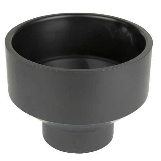 ABS Reducing Coupling 4in x 2in - Black